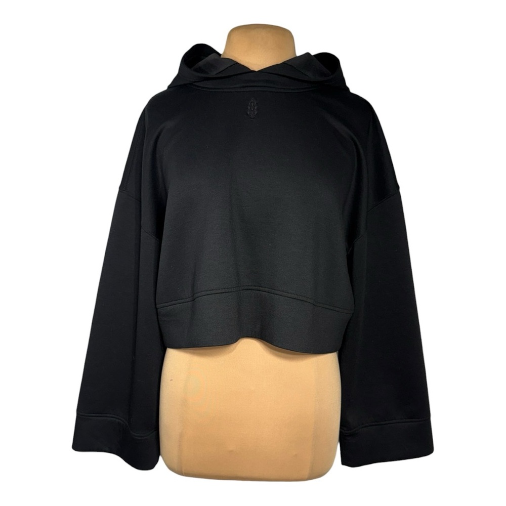 FP Movement Playing Games Hoodie - Cropped Athletic Pullover Black Oversized Med - Picture 4 of 10